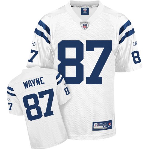 Reebok Indianapolis Colts Reggie Wayne Replica White Jersey Extra Large
