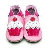 Inch Blue Cupcake Baby Pink Soft Shoes, Soft shoes, Baby girl, 0-6 monthsby Inch Blue