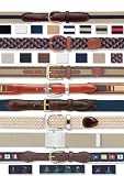 Canterbury - Casual Fabric Belts w/ Leather Trim