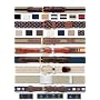 Canterbury - Casual Fabric Belts w/ Leather Trim
