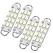 uxcell 4PCS 44mm 12-SMD White Festoon Light Bulbs 561 562