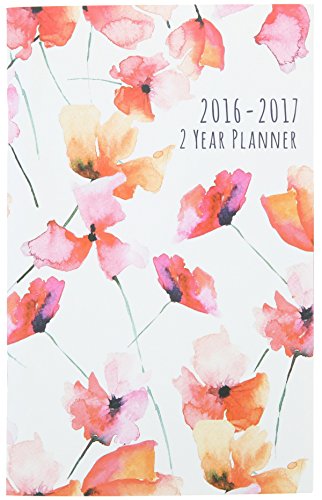 2016-2017 2 Year Monthly Planner - Watercolor Floral