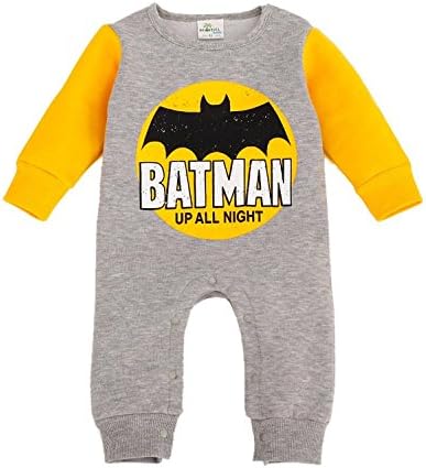 Sunday Park Baby Infant Boys Romper Coverall Cute BatMan