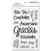 Stampendous Perfectly Clear Stamps 4"X6" Sheet - Spanish Messages