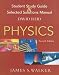 Books : Physics Student Study Guide And Selected Solutions Manual