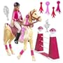 Mattel Barbie Jumper Tawny Horse with Barbie