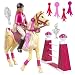 Mattel Barbie Jumper Tawny Horse with Barbie