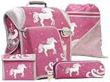 Hama 24435 - Ranzenset Step by Step Pink Pony 5teilig - 