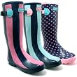 New Womens Wyre Valley Wellies Wellington Boots Sz 3-8