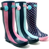 New Womens Wyre Valley Wellies Wellington Boots Sz 3-8