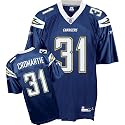 Antonio Cromartie Jersey: Reebok Navy Replica #31 San Diego Chargers Jersey