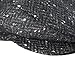 John Hanly & Co. Irish Tweed Flat Cap Charcoal Herringbone Sz S M L XL