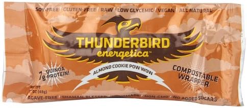 THUNDERBIRD ENERGETICA BAR ALMND COOKIE POW WOW, 1.7 OZ