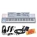 Search : Korg M3 61-Key Workstation Sampler Keyboard Bundle with Two 10-Foot MIDI Cables, Two 10-Foot Instrument Cables, Sustain Pedal, Headphones, and Polishing Cloth