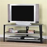 Textured Black 50 Plasma TV Stand by Televisions