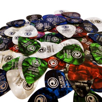 Pearloid Guitar Picks - 60 Assorted