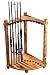 Rush Creek Log Cabin Style Corner Rod Rack