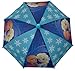 Disney Frozen Anna Elsa Turquoise and Purple Umbrella