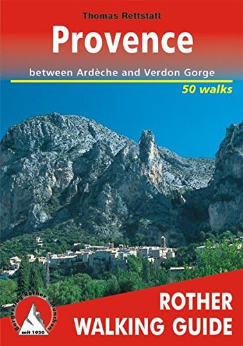 Provence a Rother Walking Guide (English and German Edition)
