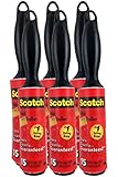 Scotch 836mr-15 Mini Lint Roller, 15 Sheets 3 in X 3.9 Ft, (Pack of 6)