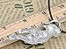 Alilang Silver Tone Clear Crystal Rhinestones Animal Tiger Cord Pendant Necklace