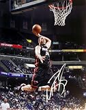 Michael Beasley Autographed/Hand Signed 16x20 About to Dunk Photo