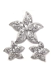 Sterling Silver Sets With Cubic Zirconia