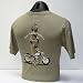 Maui Harley-Davidson Surfboard Lei Khaki T-Shirt, Small