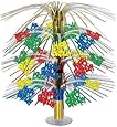Beistle 57332-MC Happy Birthday Cascade Centerpiece, 18-Inch