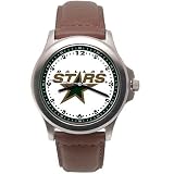 LogoArt Dallas Stars Men's Leather Rookie Watch