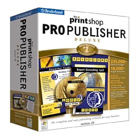 The Print Shop 20 Pro Publisher Deluxe