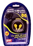 Michigan Wolverines SportBud Headphone 2-Pack with Wind-Up Case