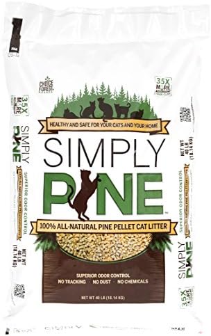 Simply Pine Natural Cat Litter, 40 lb