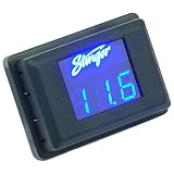 51B49FZZs3L. SL160  Stinger SVMB Voltage Gauge   Blue Display