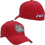 Gonzaga Bulldogs White Fit Stretch Cap from Top of the World