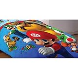 Super Mario Comforter Fitted Sheet Sets For Boys Bedroom