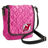 NHL New Jersey Devils Pink Quilted Purse