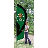 Marshall Thundering Herd Tall Team Garden House Flags 8.5 ft x 2.5 ft - NCAA Football Fan...