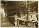 IMAGE OF Photo Day Scene in an Indiana Glass Works. Location: Indiana. 1908