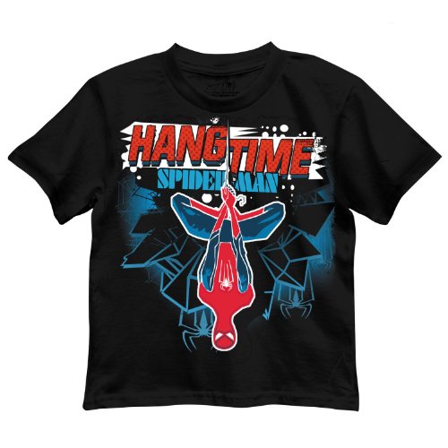 アメイジング・スパイダーマン Hang タイム ブラック Tシャツ