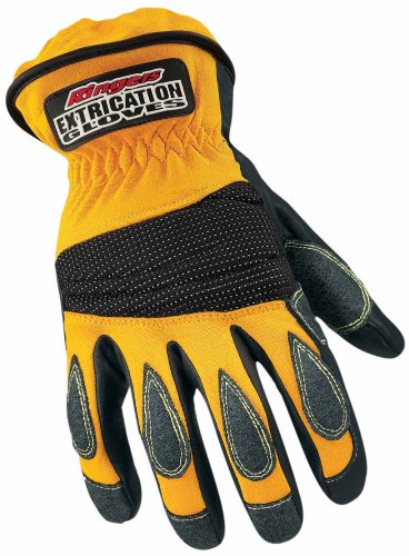 Ringers Gloves 314-07 Extrication Short Cuff Glove, Yellow, X-Small