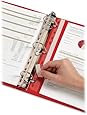 Cardinal Binder Insert Strips, Self-Adhesive Strips, 25 per Pack, Clear (CRD21110)