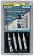 Makita 784827-A Quad-Driver 4 Piece Reversible and Self-Centering Pre-Drill, Drive and Countersink Set