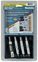 Makita 784827-A Quad-Driver 4-Piece Reversible and Self-Centering Pre-Drill, Drive and Countersink Set