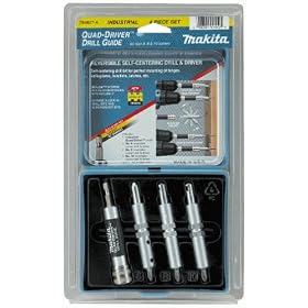 Click here to buy Makita 784827-A Quad-Driver 4 Piece Reversible and Self-Centering Pre-Drill, Drive and... by Makita.