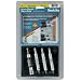 Makita 784827-A Quad-Driver 4-Piece Reversible and Self-Centering Pre-Drill, Drive and Countersink Set