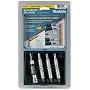 Makita 784827-A Quad-Driver 4-Piece Reversible and Self-Centering Pre-Drill, Drive and Countersink Set