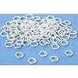 Sterling Silver Open Jump Rings 4mm 22 Gauge (100)