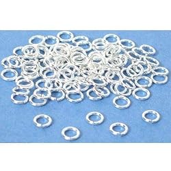 Sterling Silver Open Jump Rings 4mm 22 Gauge (100)