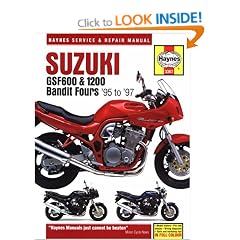 Suzuki GSF600 and 1200 Bandit Fours (95-97) Service and Repair Manual (Haynes Service and Repair Manuals)